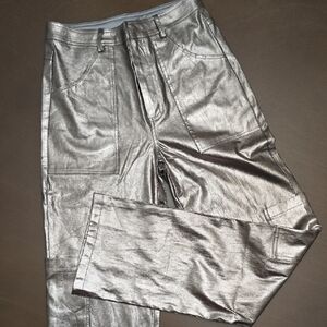 SOFIE THE LABEL Women's Sz S Silver Copper Pants